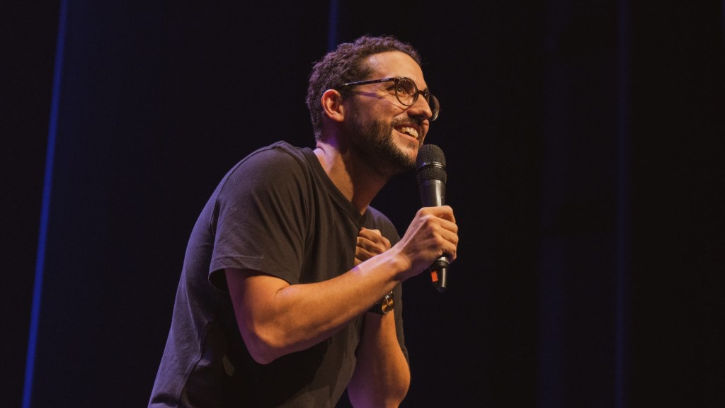 Galder Varas en un momento del monólogo.