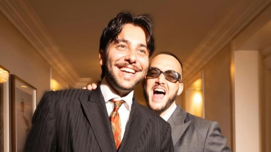 Yerai Cortés y C. Tangana de promoción del documental.