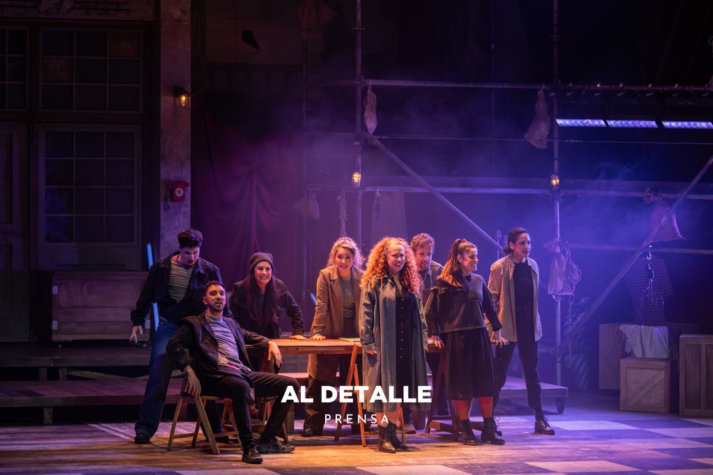 Un momento del musical Godspell en Vigo