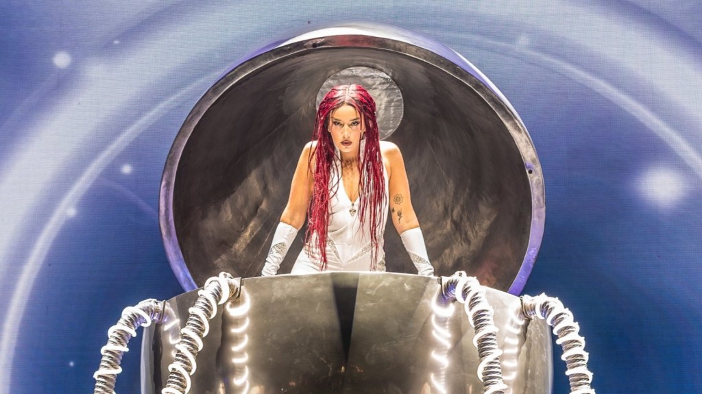 Lola Índigo en un concierto de su última gira.