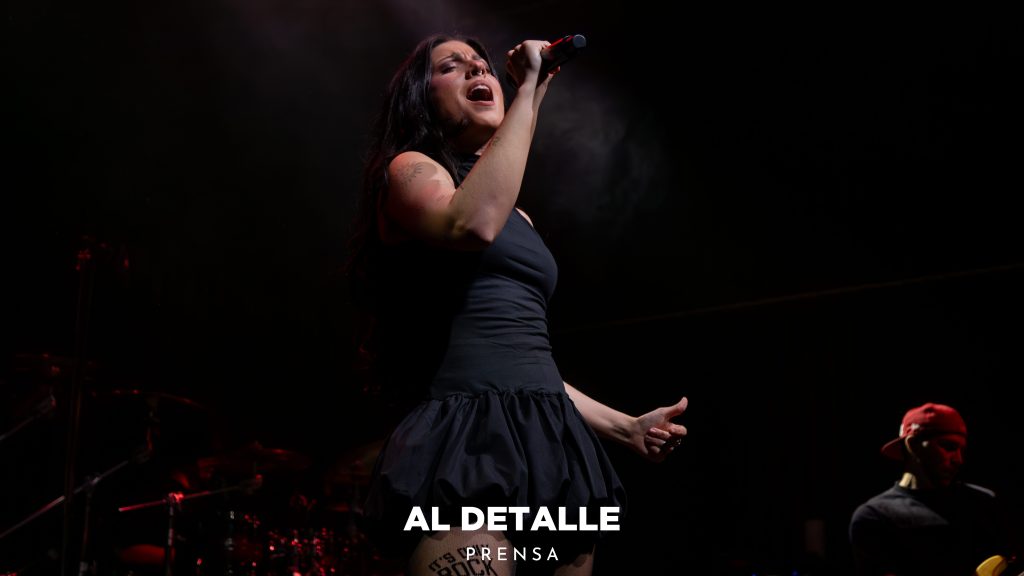 Miriam Rodríguez en la sala Capitol de Santiago.