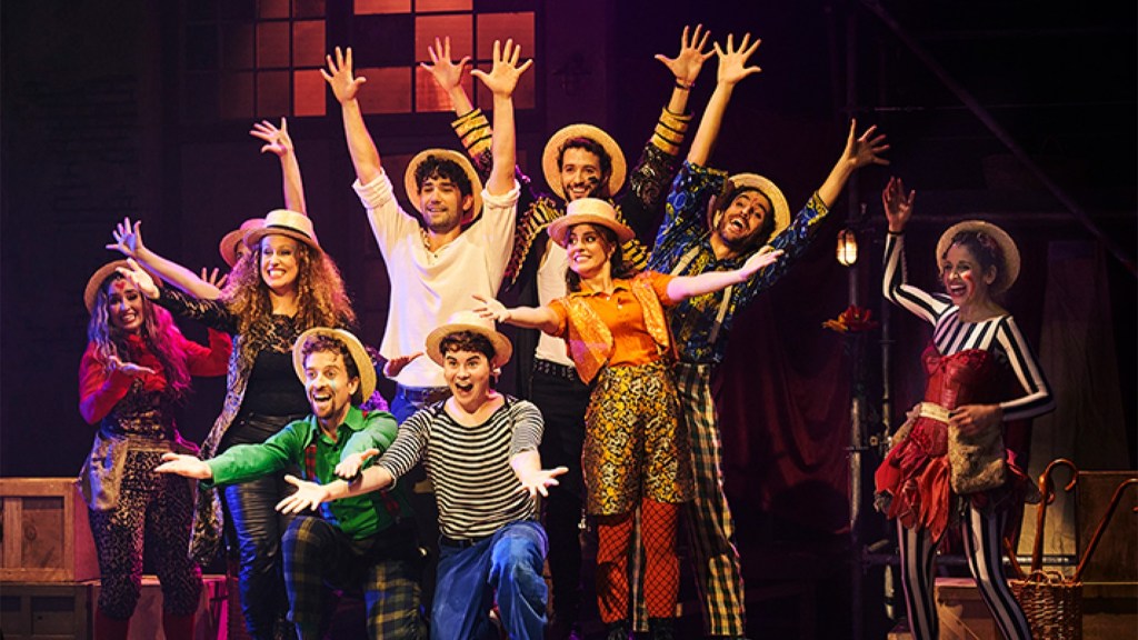 Un momento del musical Godspell.