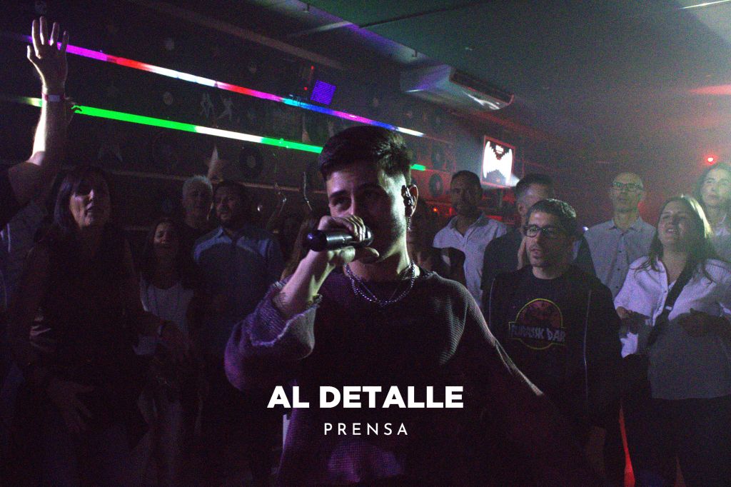 Sienna entre el público.