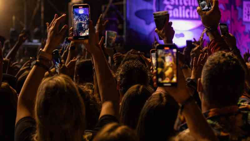 Imagen de archivo de público en un evento