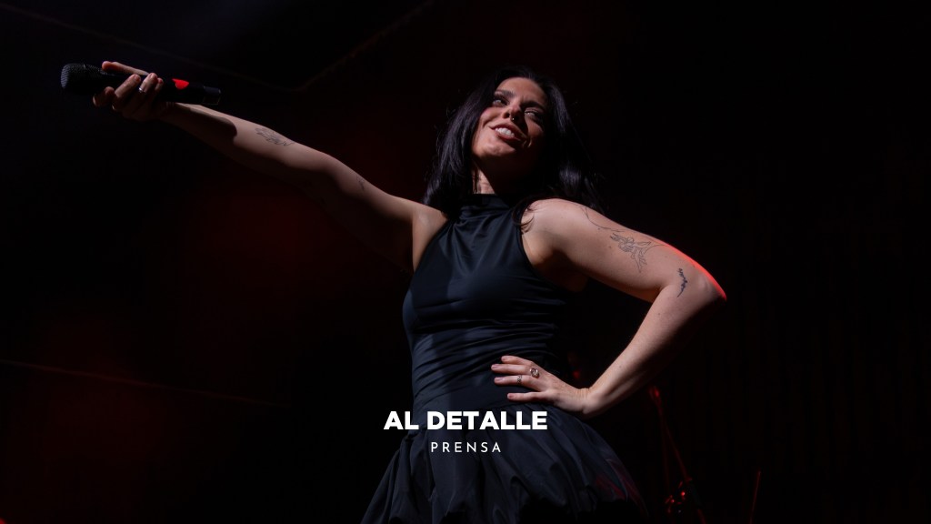 Miriam Rodríguez en un concierto.