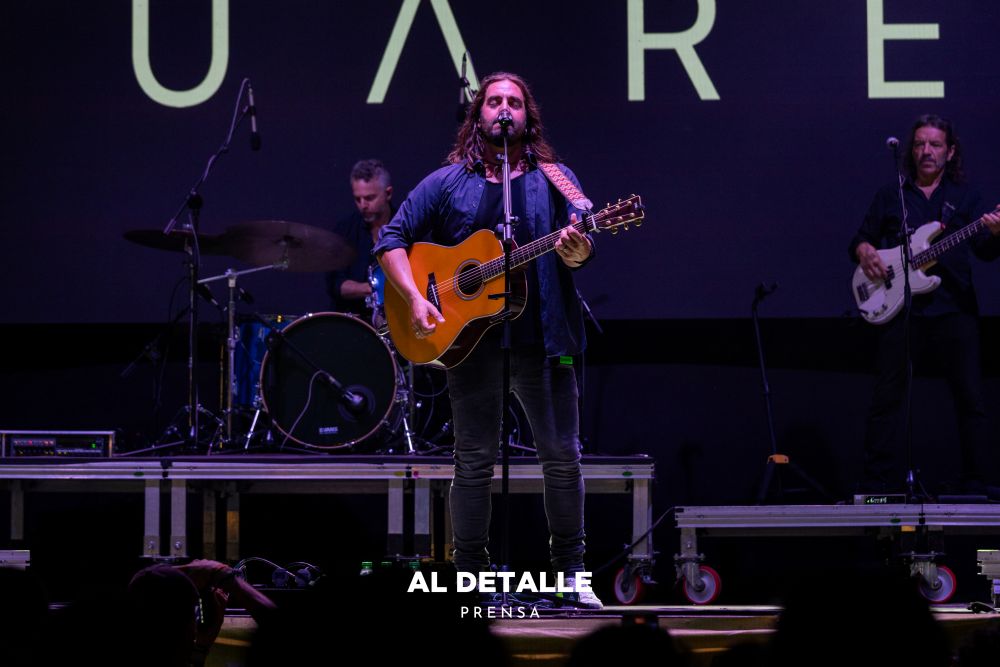 Andrés Suárez el pasado viernes en el festival Río Verbena.