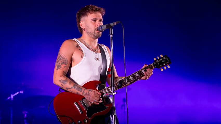 Dani Fernández en un concierto.