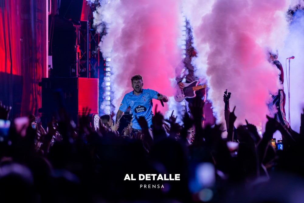 Dani Fernández en el Galicia Fest.