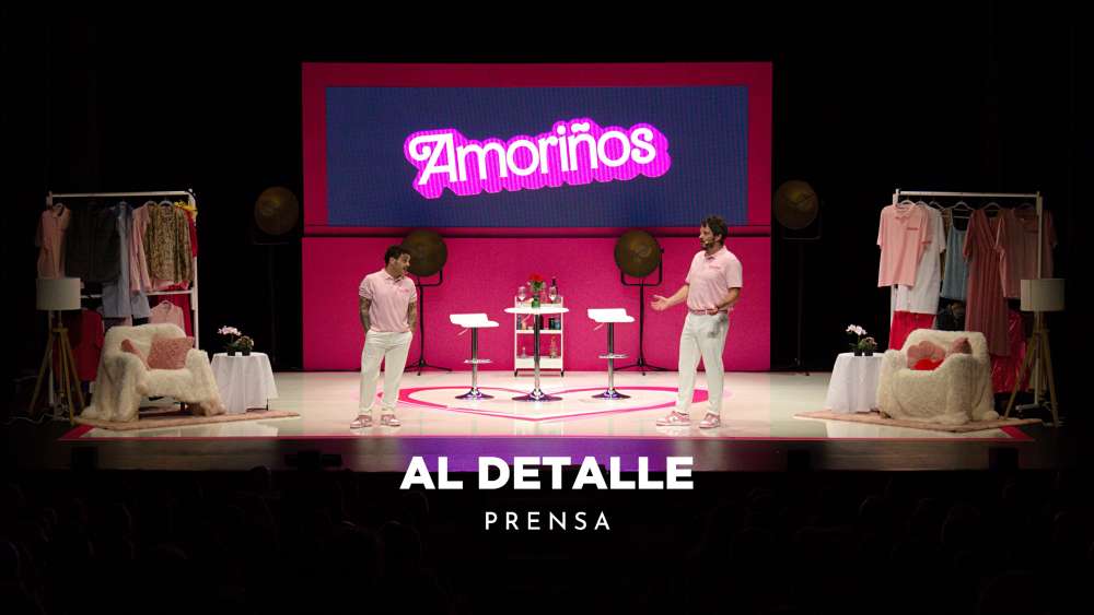 David Perdomo y Xosé A. Touriñán en Vigo con 'Amoriños'.