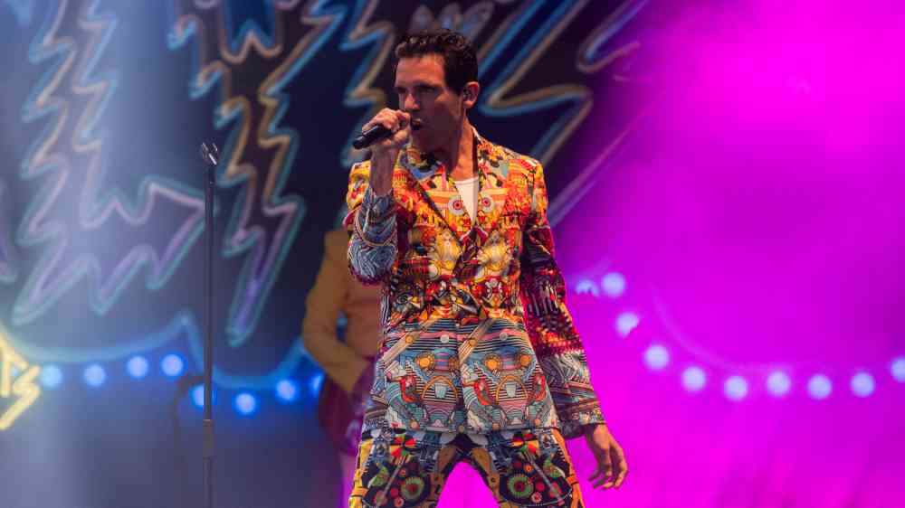 Mika en un concierto.