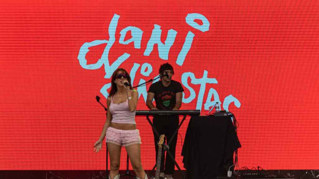 Dani Dicostas en un concierto.