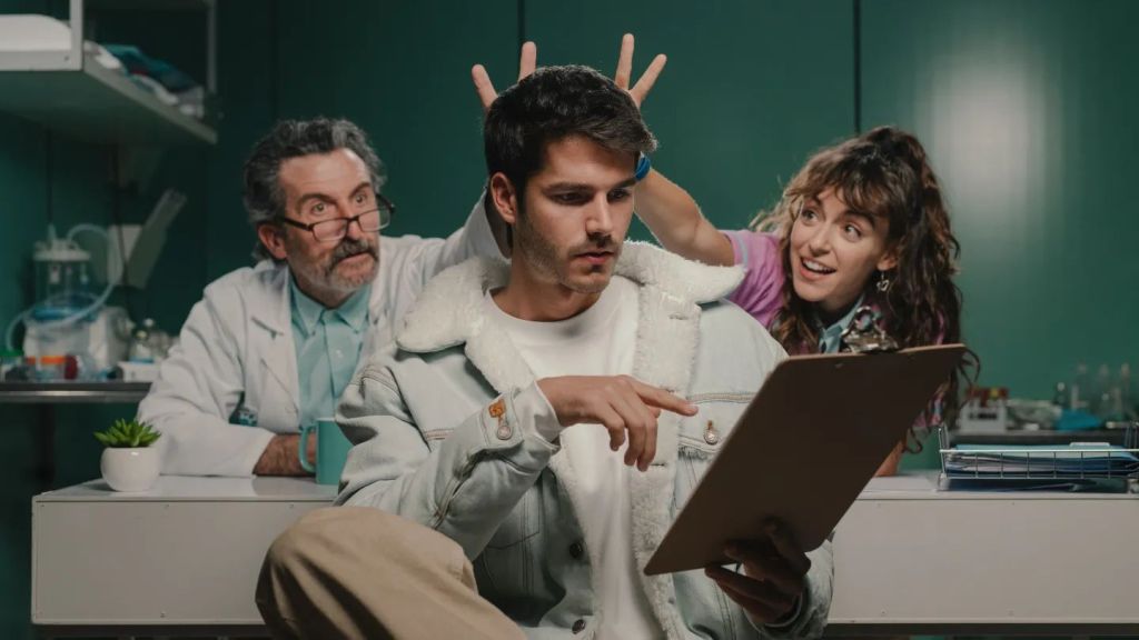 Luis Zahera, Álvaro Mel y Lucía Caraballo.