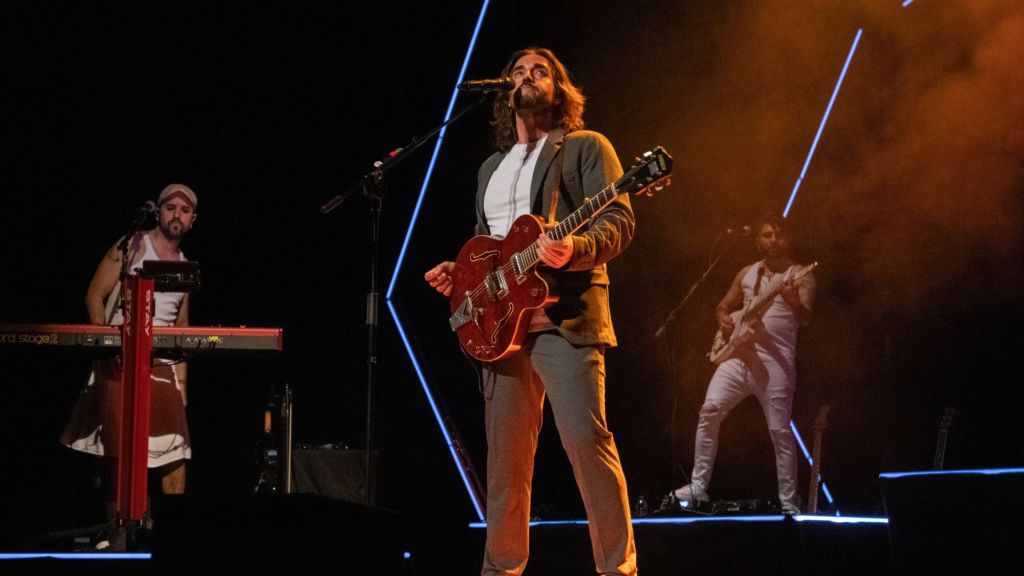 Andrés Suárez en un concierto.