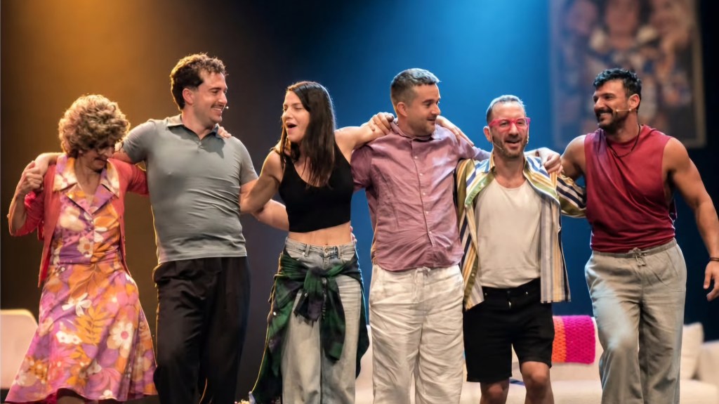 Una de las funciones de 'Vamos a tener que ir al psicólogo después de esto' en el Teatro Aquitània de Barcelona.