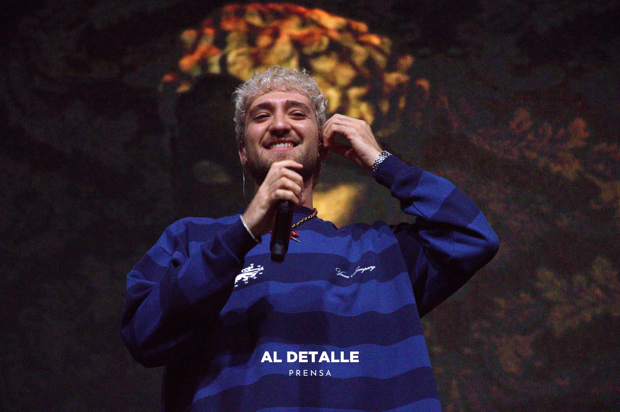Lucho RK en un concierto.